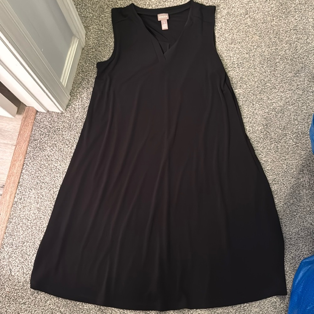 chicos black dress size 1